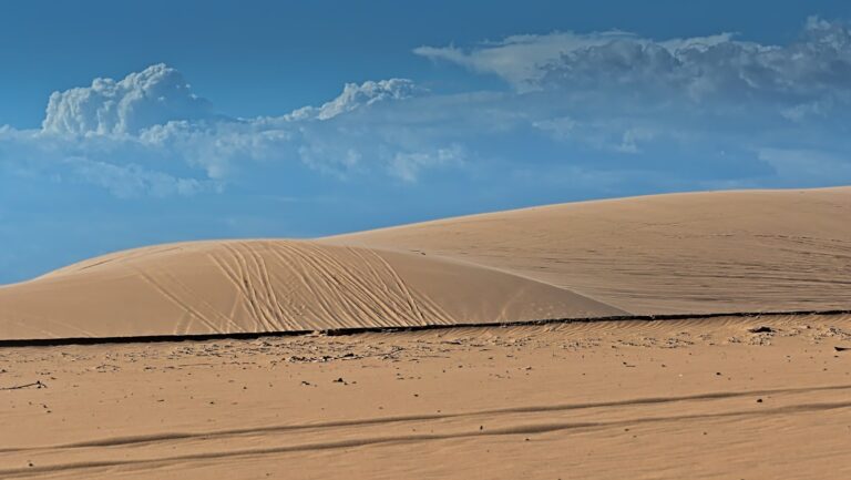 White Sand Dunes in Mui Ne, Vietnam