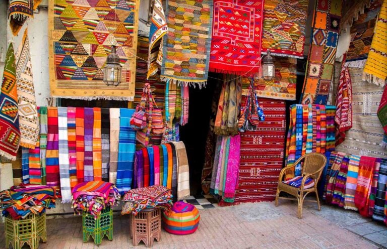 Shop in the Agadir market