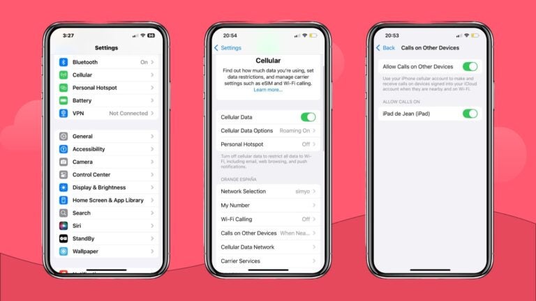 how to allow calls on other devices on iphone