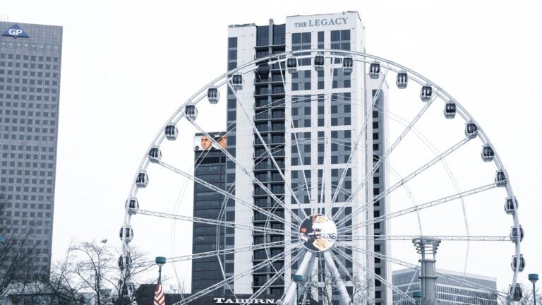 the SkyView Ferris wheel in Centennial Olympic Park