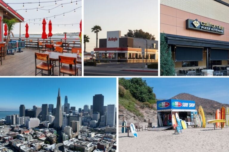 Companies operating in California.