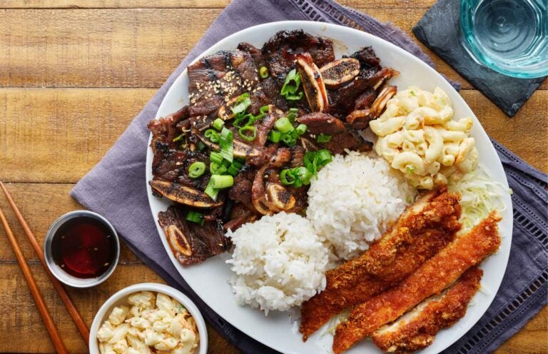 Hawaiian plate lunch