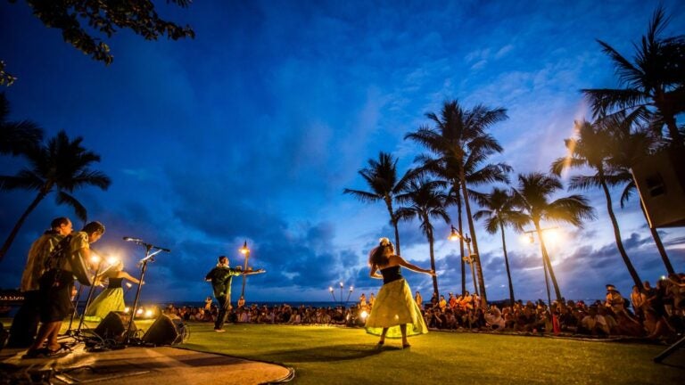 A traditional Luau