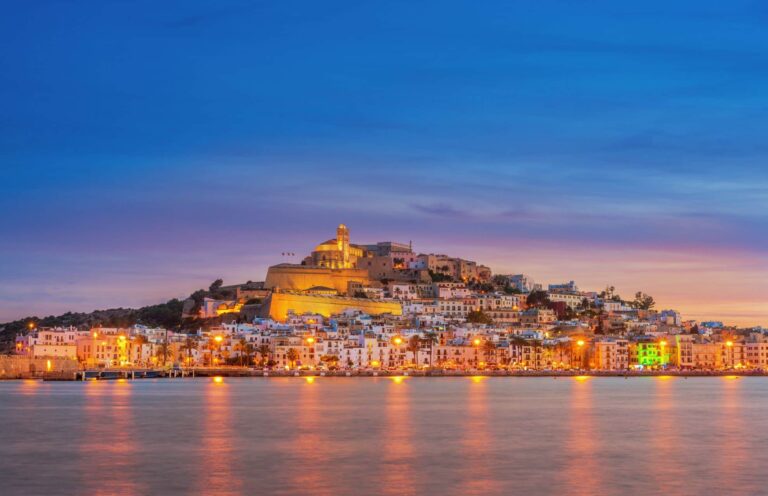 Ibiza at night
