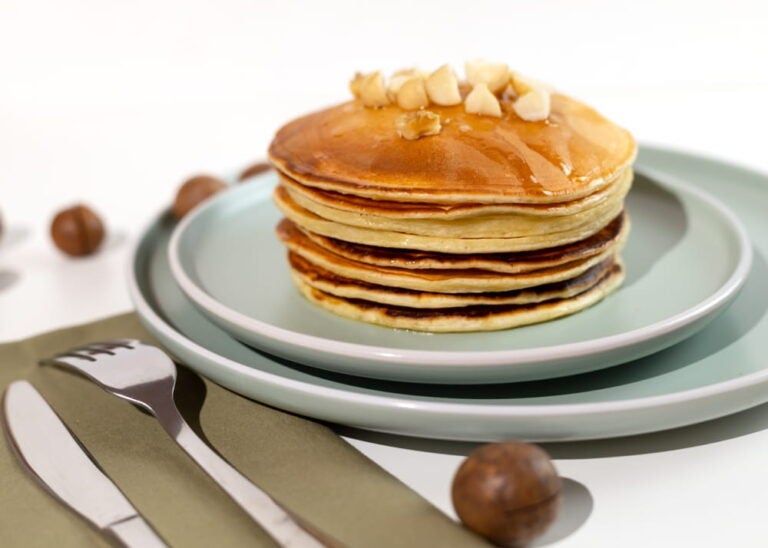Macadamia nut pancakes