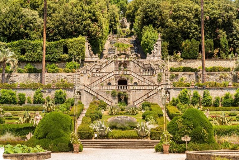 Historic Garden Garzoni in Collodi in the Pistoia city