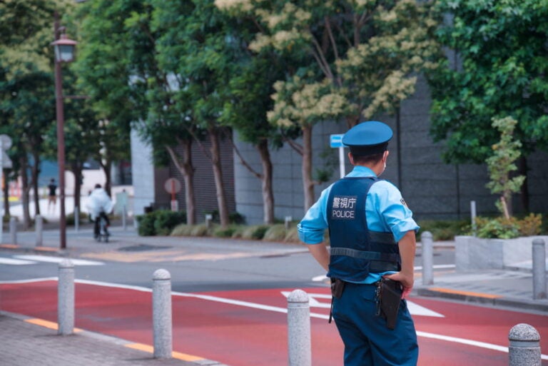 policeman in japan