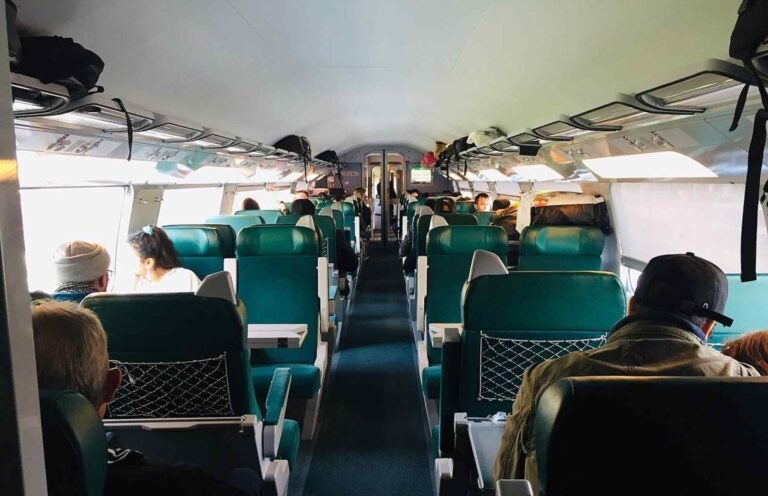 Second-class seats in Al Boraq