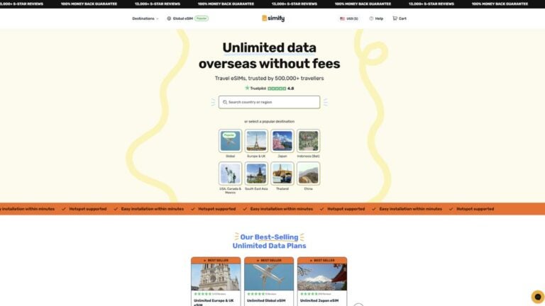 Simify Homepage