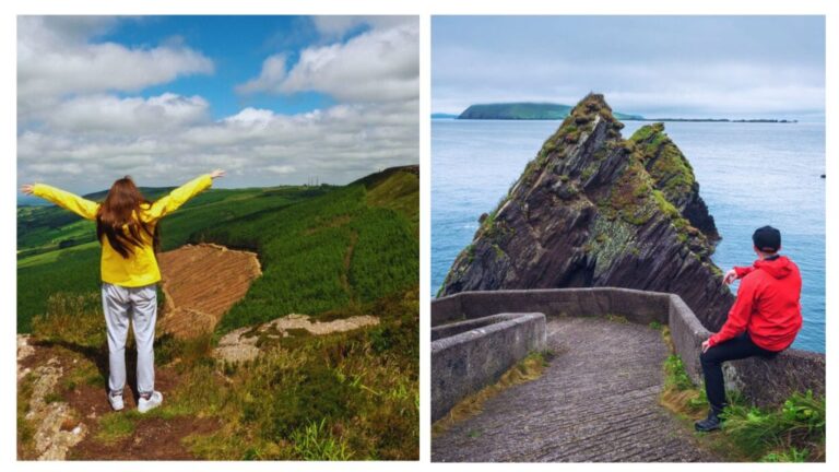 Irish mountain landscapes. Ireland for digital nomads.