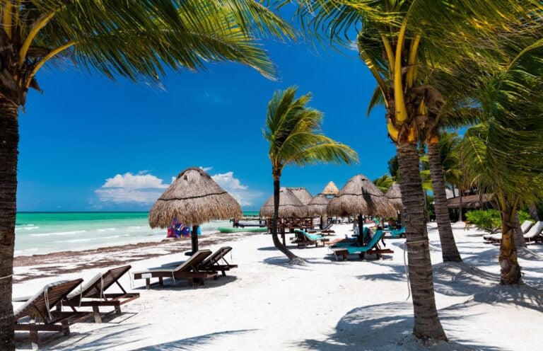 Beach at Isla Holbox, Mexico
