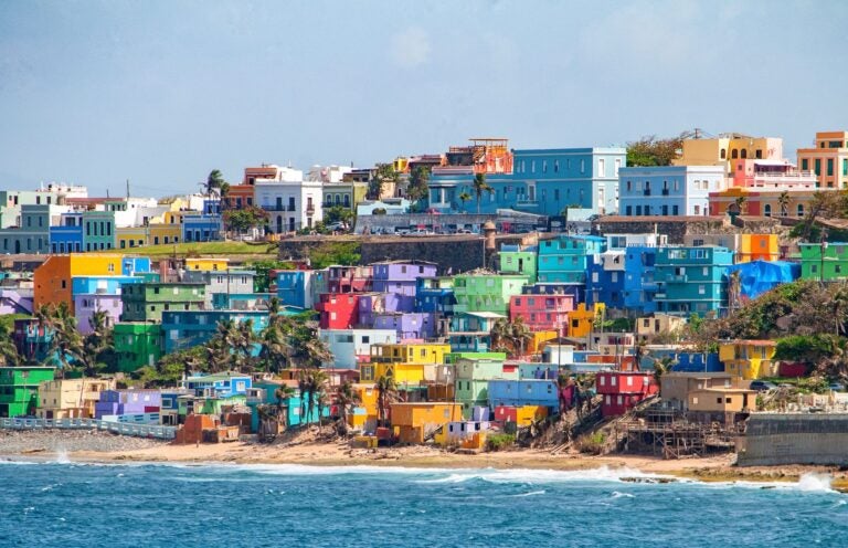 Colorful streets of San Juan, Puerto Rico