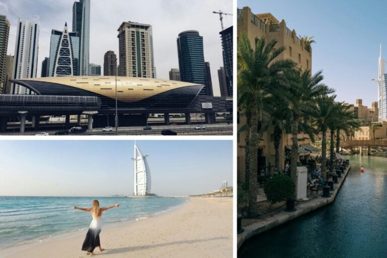 Spanish tourists enjoying Dubai.
