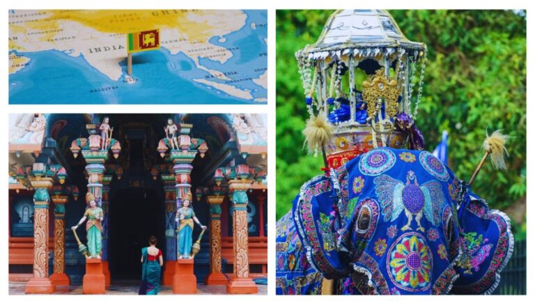 Colorful places of Sri Lanka.