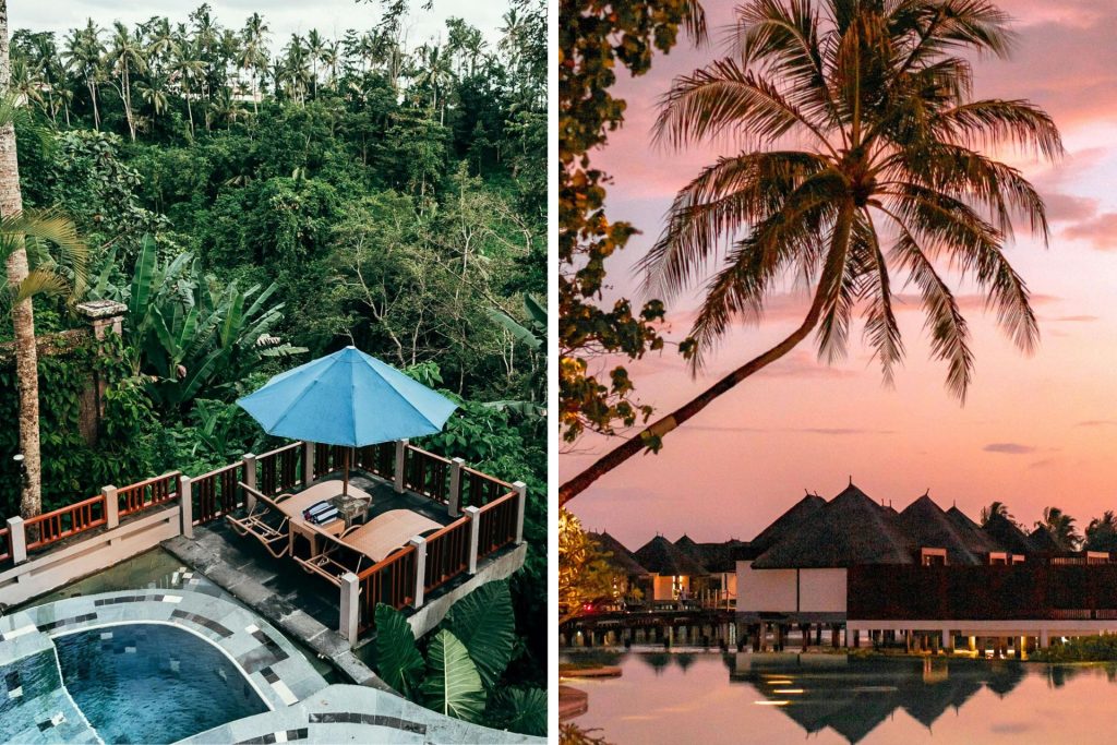 Accommodation options in Bali