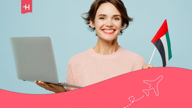 Study in Dubai: a woman ready to study in Dubai.