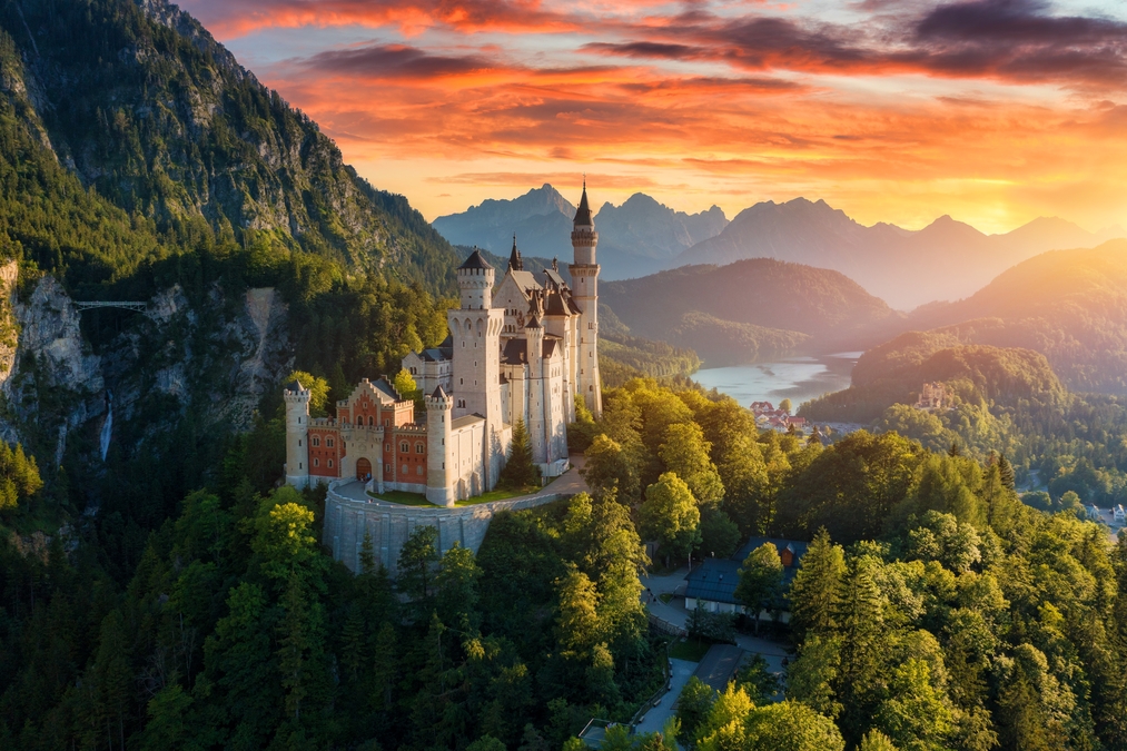 fairy-tale like castle in germany