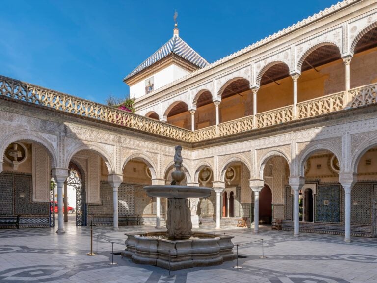 Casa de Pilatos opened for visitors in a sunny day