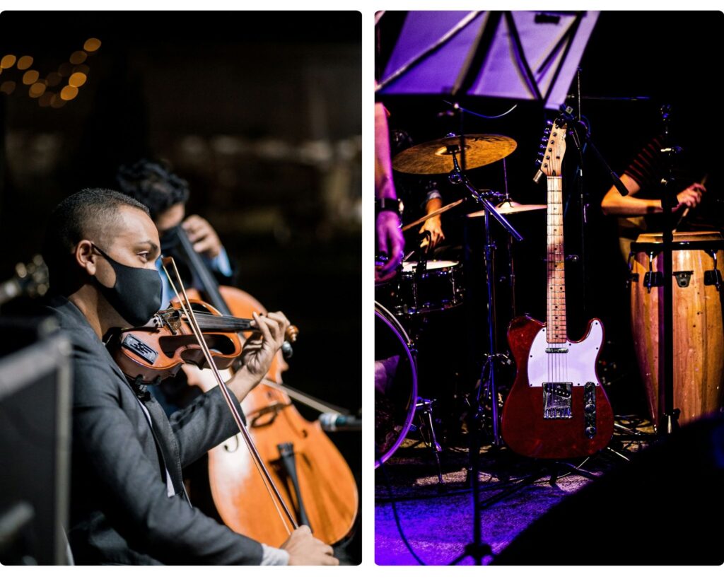 guitar and violin artists