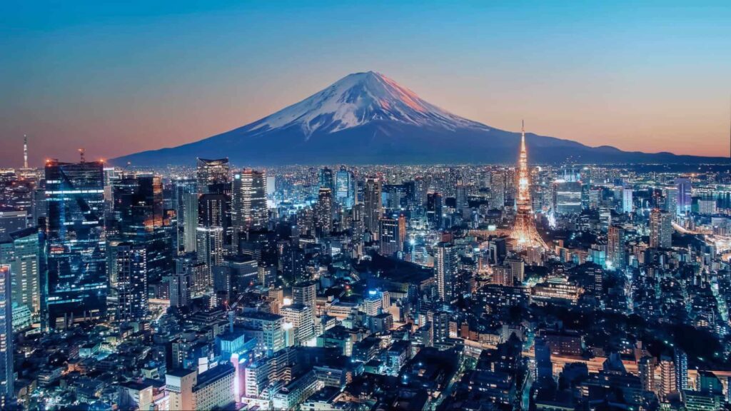 Tokyo at night