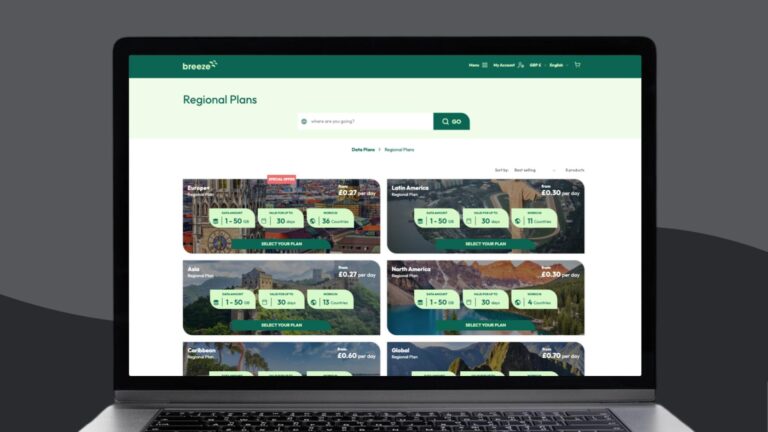 List of Breeze's regional plans