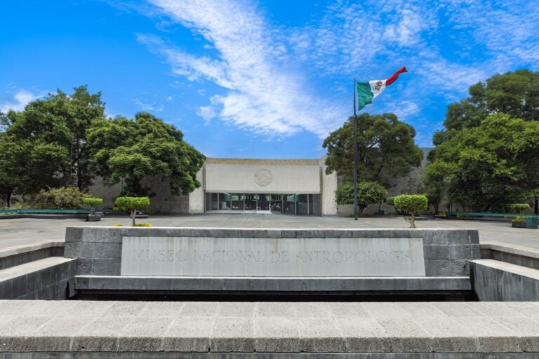 Front view of the Museum of Anthropology, Mexico City.