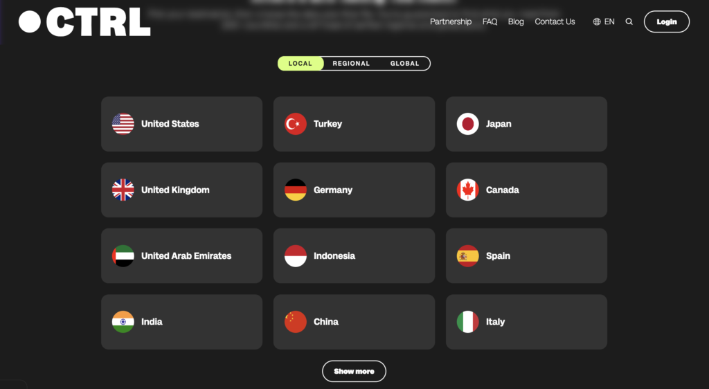 List of Global Yo’s esim single country plans