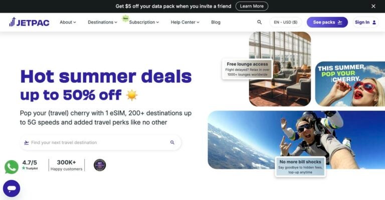 GigSky alternatives: jetpac