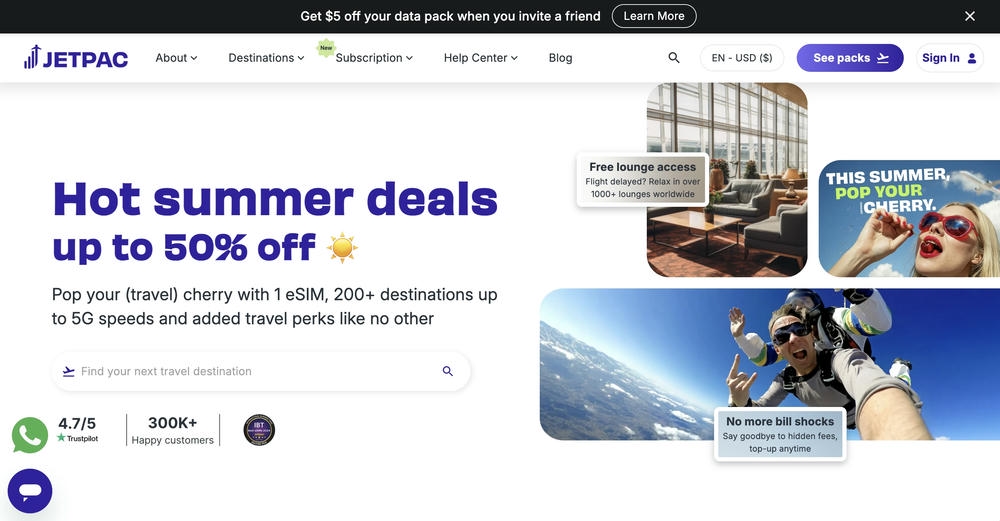 GigSky alternatives: jetpac