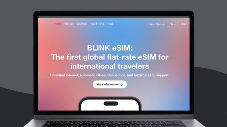 blink esim review homepage