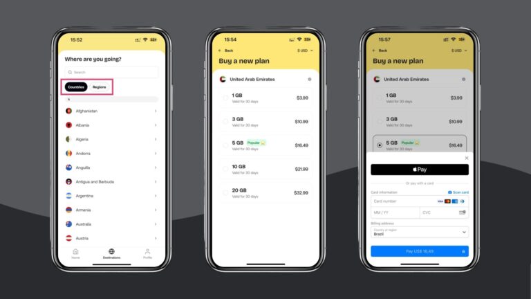 How to top up Kolet eSIM