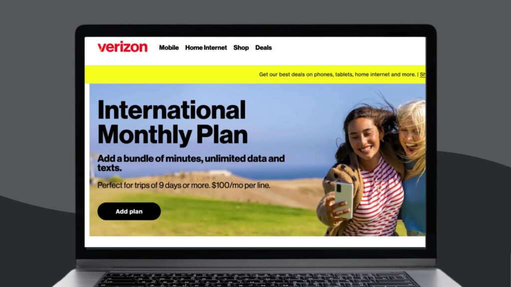 Verizon international monthly plan