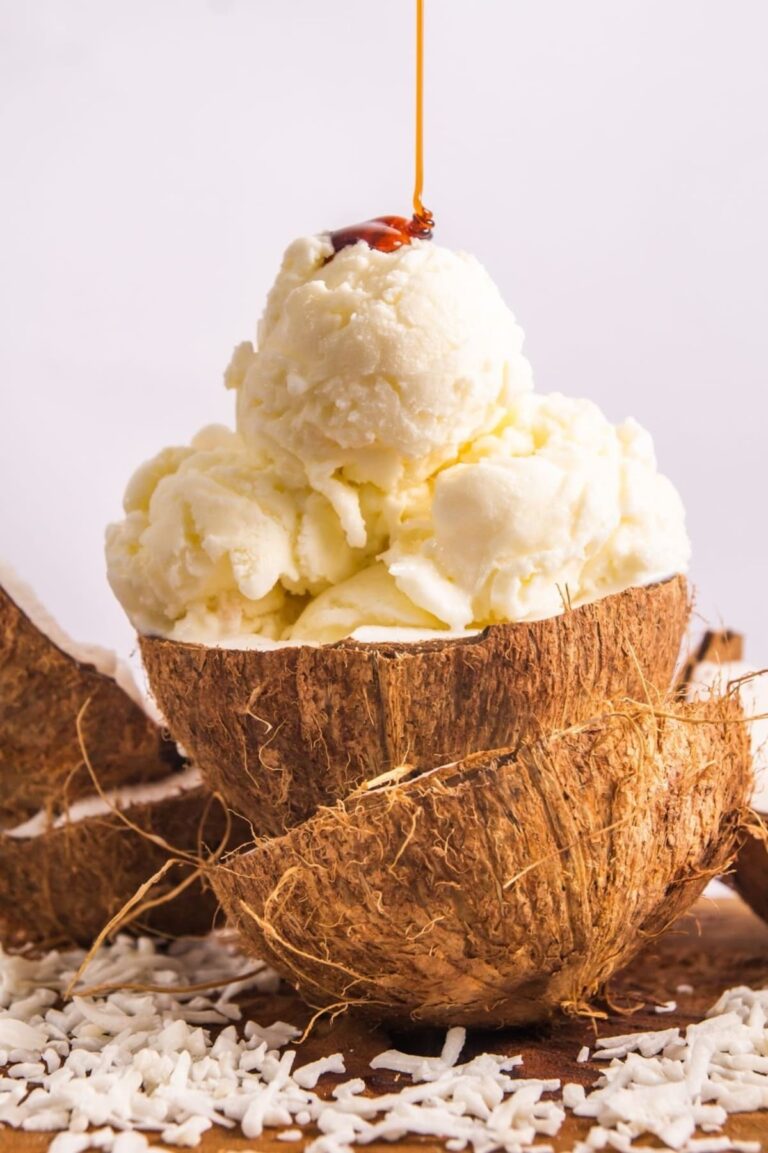 coconut ice cream