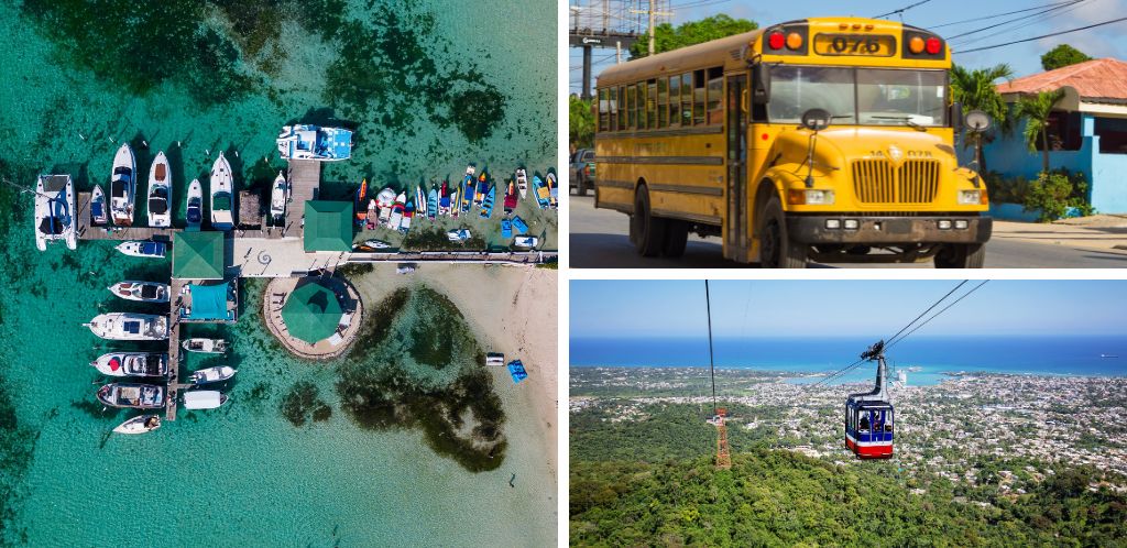Cable car in Puerto Plata, BOCA CHICA AND BUS IN THE DOMINICAN REPUBLIC