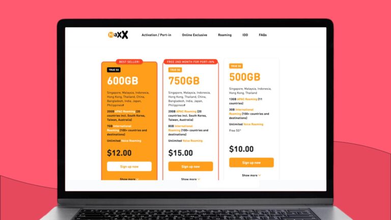 Maxx eSIM plans 