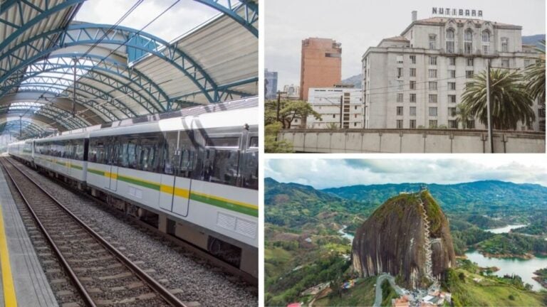Transport and hotels in Medellín, Colombia.
