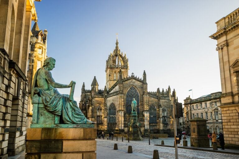 Old town Edinburgh.