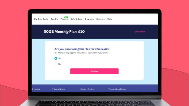 Lebara eSIM for iPhone Air