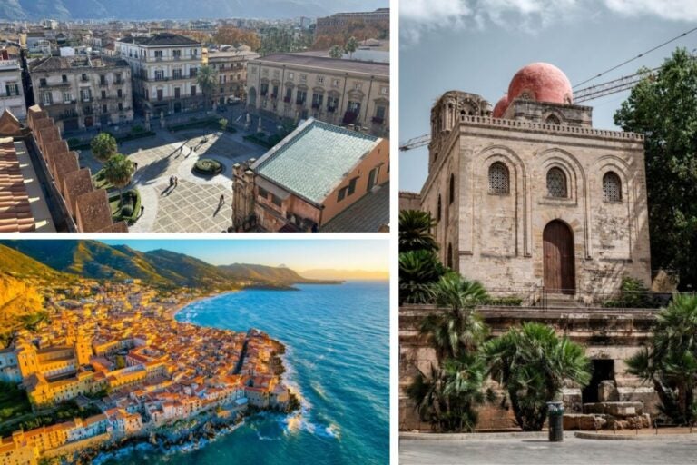Palermo Square and Bay in Sicily