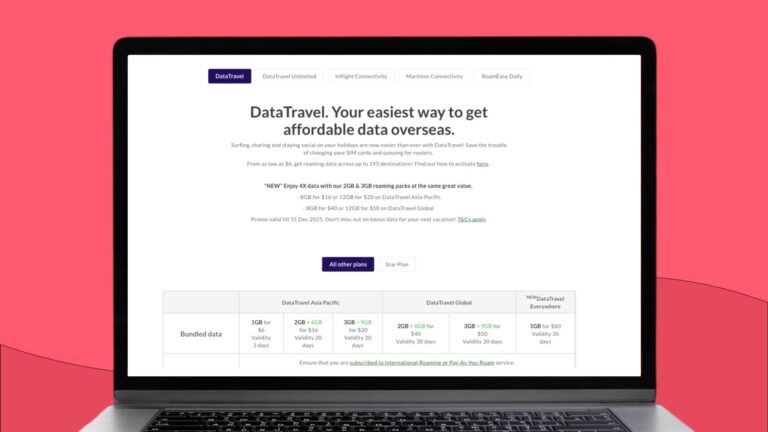 StarHub China roaming plans
