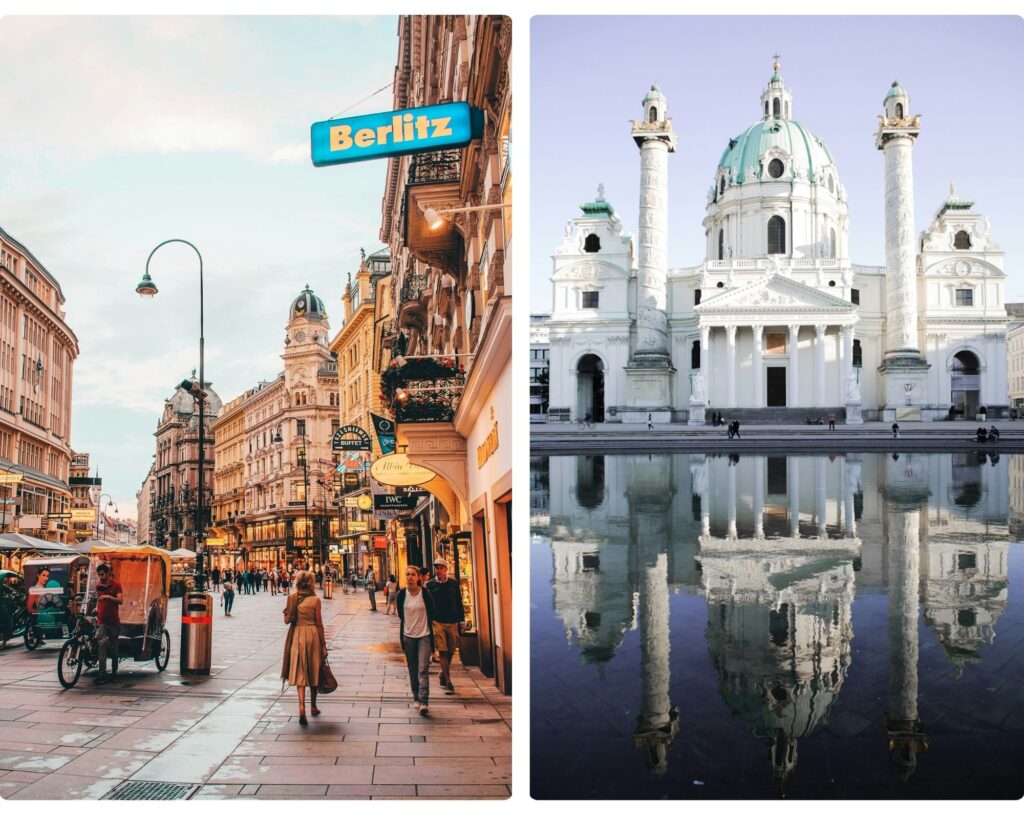 where to stay in Vienna, main areas