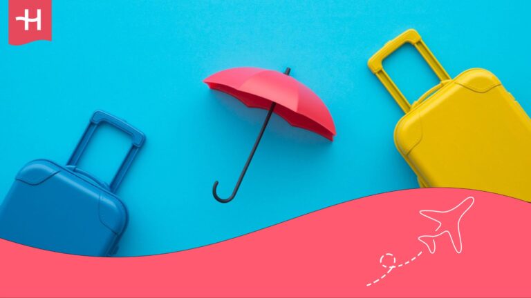 Umbrellas and suitcases as the focus of Zurich travel insurance: opinions