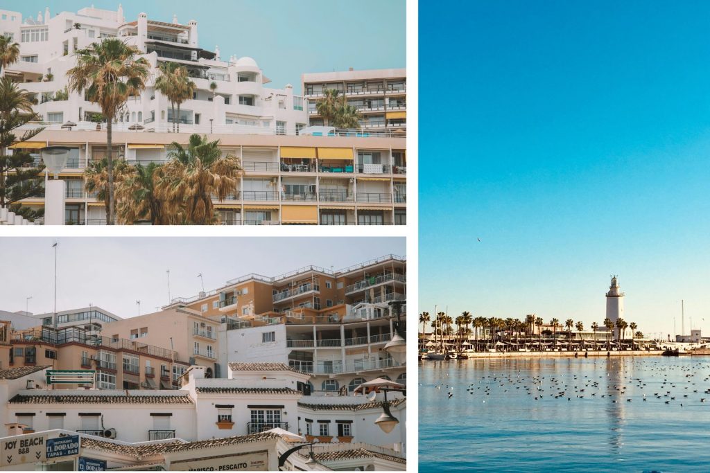 Accommodation near the sea in Malaga.
