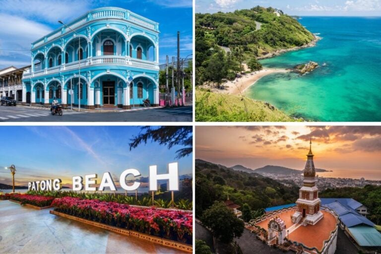Patong Beach, Rawai, Nai Harn, and Phuket Town.