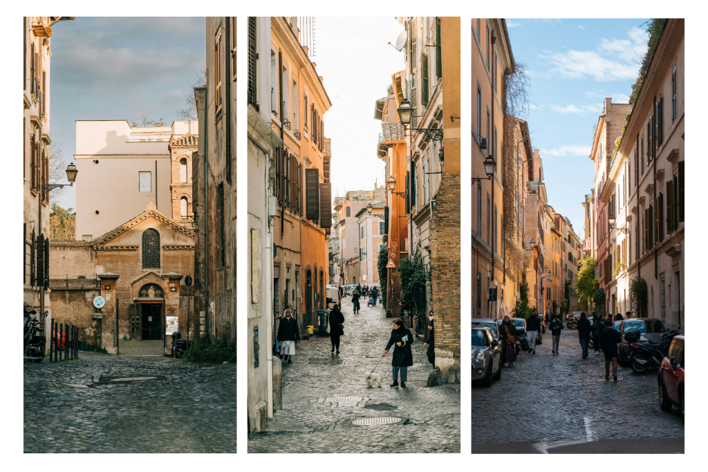 Best neighbourhood in Rome, images of Trastevere