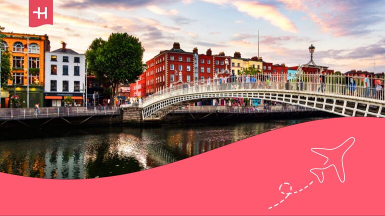 Ha'penny Bridge in Dublin