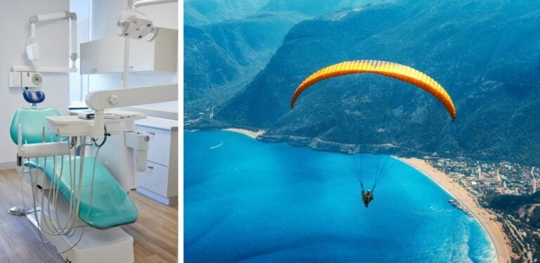 Dental consultations and extreme sports — two coverages excluded from Ocaso travel insurance.