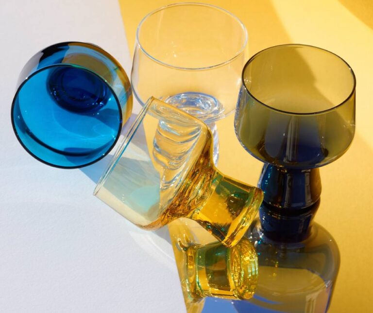 Ittala coloured drinking glasses