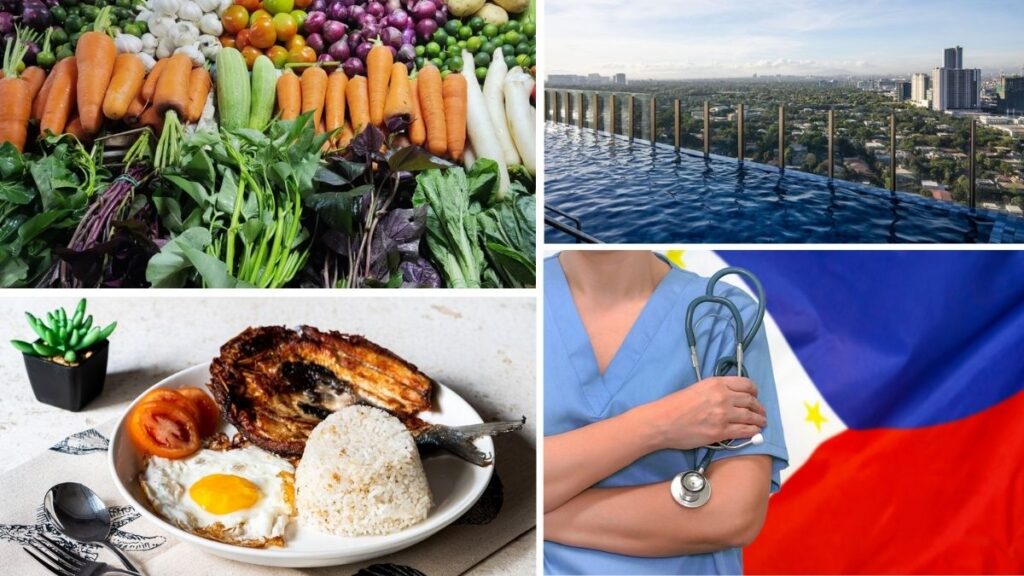 Food and markets in the Philippines.