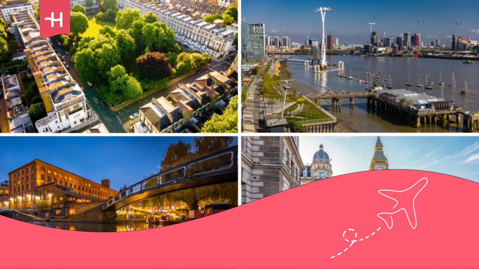 Selection of the best neighbourhoods in London to live in.